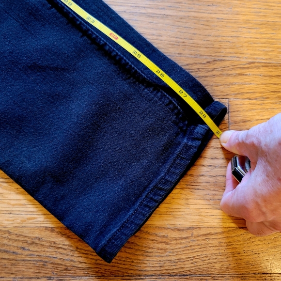 J Crew black matchstick jeans perfect stretch 29 waist with 28.5 inseam - Picture 2 of 5